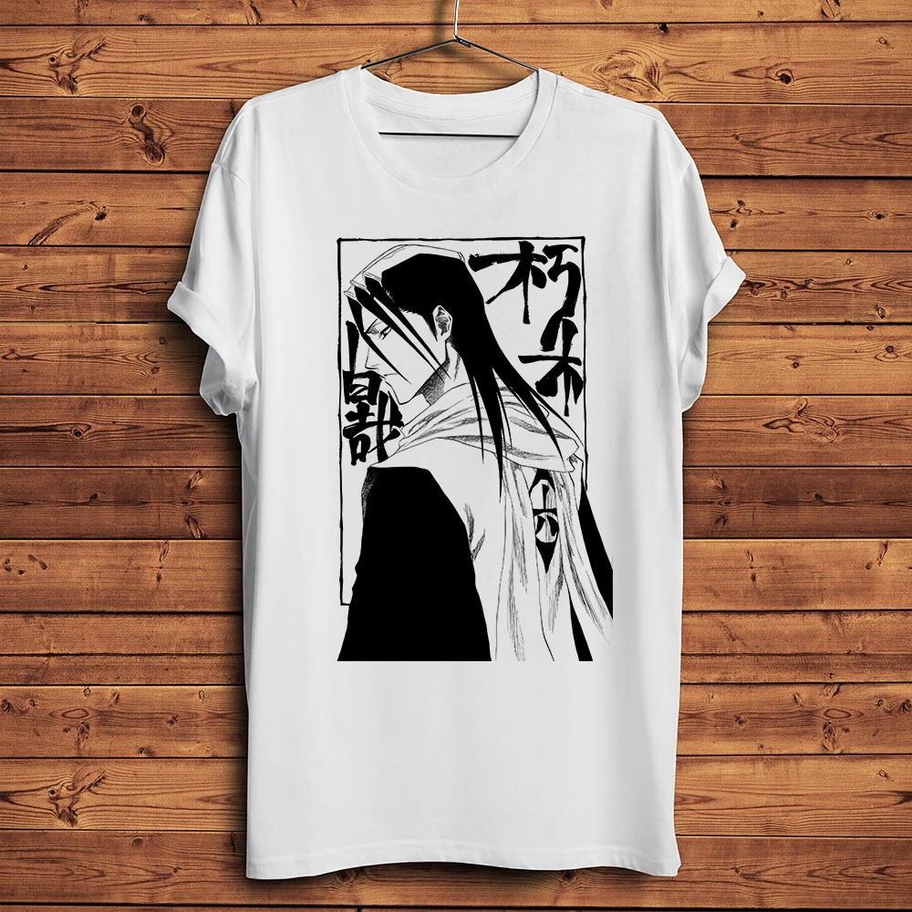 bleach Gotei 13 Kyoraku Shunsui Ichimaru Gin Funny anime T-Shirt Men Short sleeve Tee Unisex Manga Streetwear TShirt