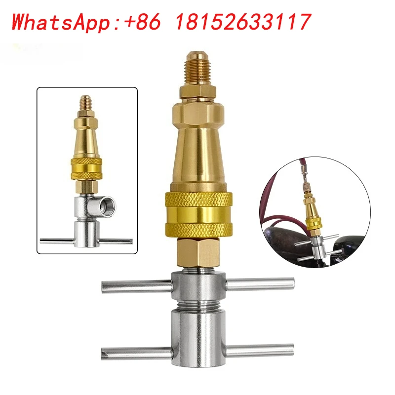 1/4 冷蔵庫クイックコネクター、フッ化物充填およびパイプライン洗浄浚渫ツール用 MM