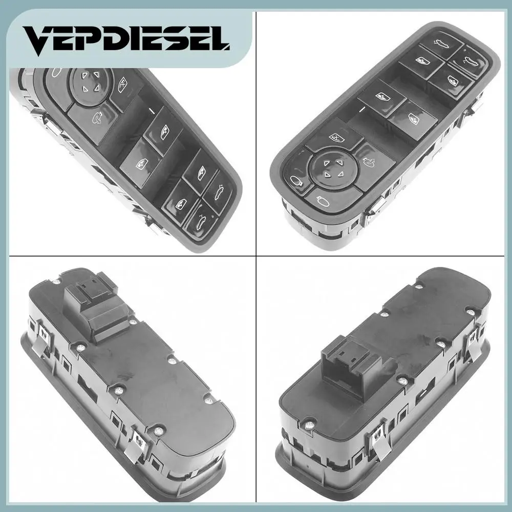 

1 шт., левый главный переключатель стеклоподъемника водителя 971959858C для Porsche Cayenne Panamera 2017-2021, запасные части для автомобиля, аксессуары