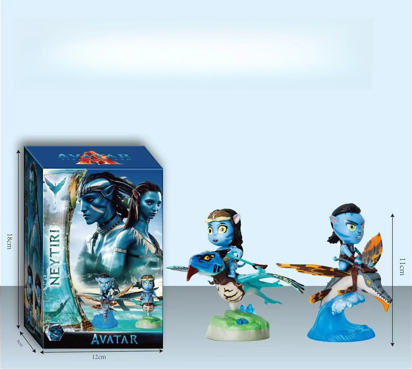 Figurka Avatar z wodnej drogi w stylu Q, popularna w 2026 roku, modna lalka z kreskówki, figurka samochodowa, model z PVC, zabawka, figurka w blind boxie.