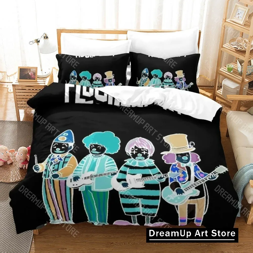 Zestaw pościeli z nadrukiem 3D Arctic Monkeys Chłopcy Dziewczynki Twin Queen King Size Poszewka na kołdrę Poszewka na poduszkę Łóżko chłopcy Dorośli Dom Tekstylia tekstylne