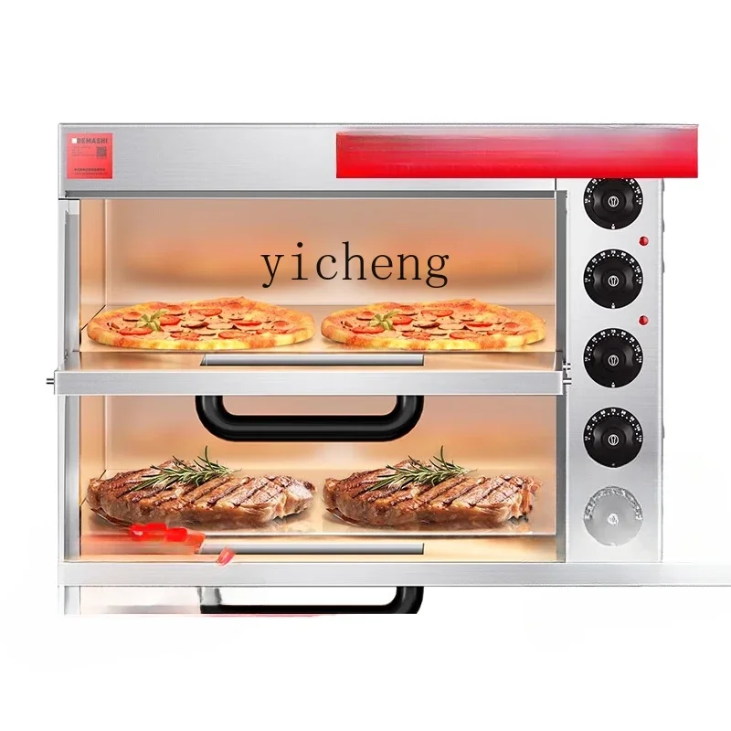 

Zz Electric Oven Commercial Professional Baking Pizza Bread Oven Double Layer Large Capacity Household