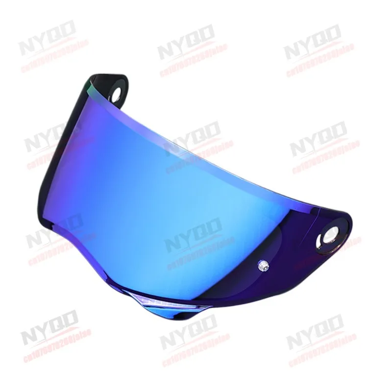 Helmet Lens Full Helmet HD Sunscreen Electroplating Aurora Night Vision Suitable for HJC HJ41 V10 Helmet Lens 2