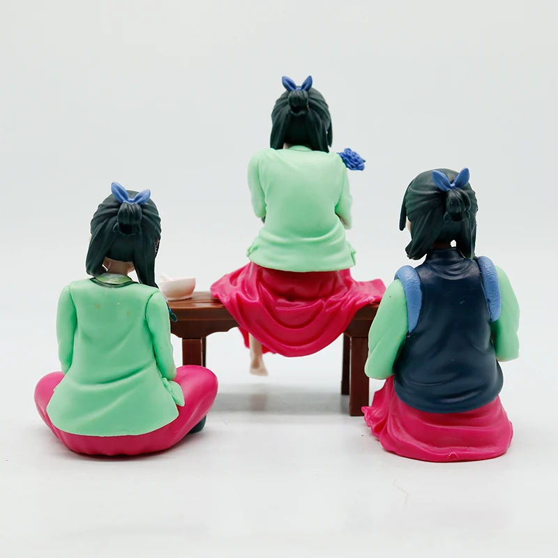 In Stock The Apothecary Diaries Maomao Jinshi Figure Anime Periphery Kawaii Sitting Toys Desktop Car Ornaments Model Gifts