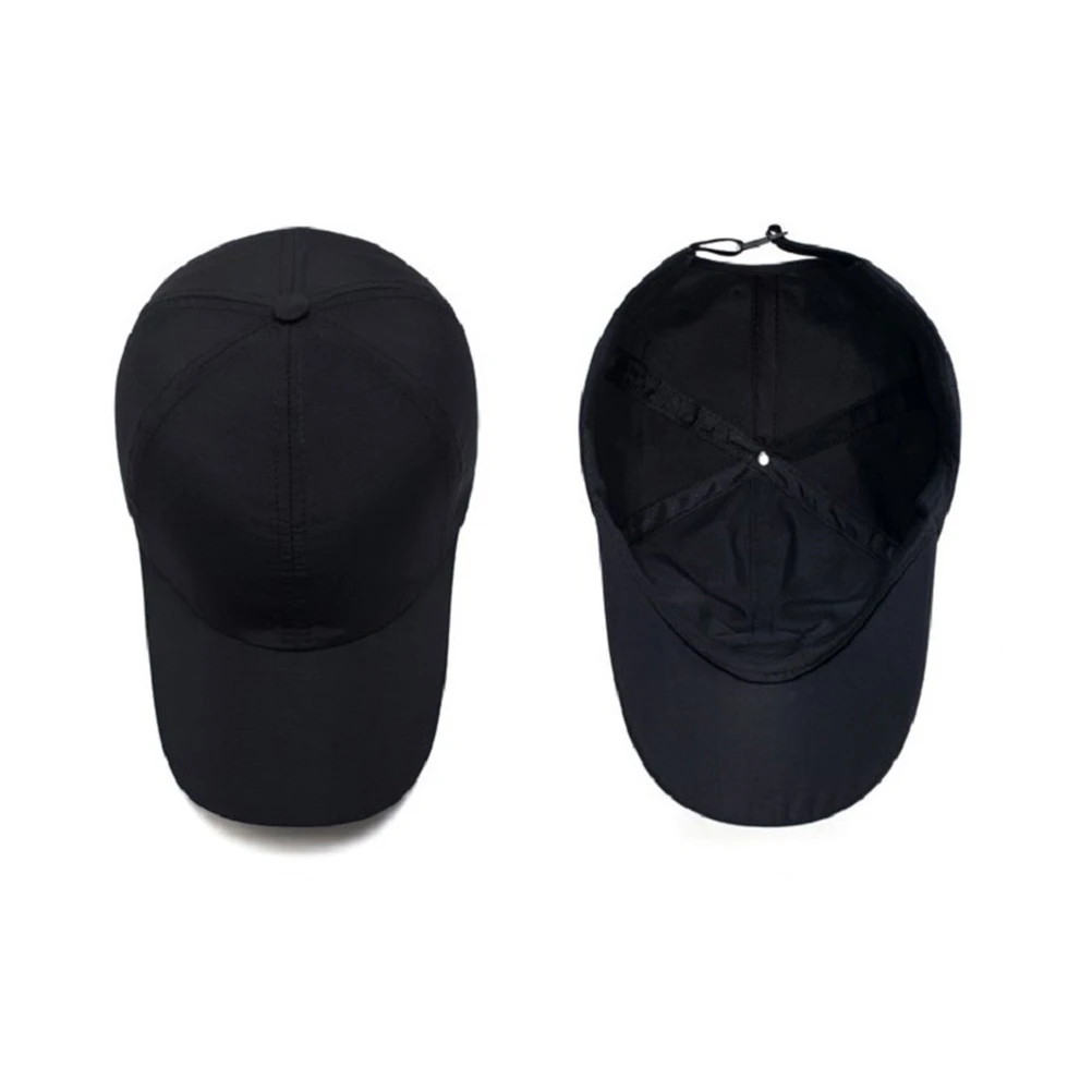 

1pc Unisex Baseball Cap Quick Dry Sun Protection Hat Outdoor Sports Travel Peak Cap For Men Women Hip-Hop -Match High