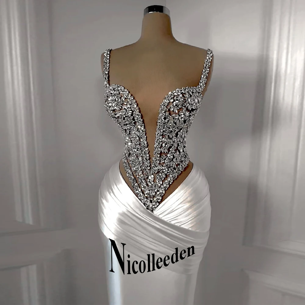 Modern Nicolle Charming Spaghetti Straps Evening Dresses for Women