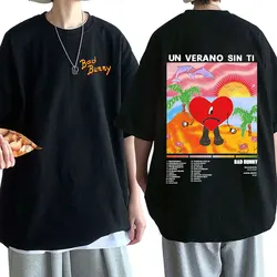 バニー-ユニセックス半袖Tシャツ,ストリートウェア,ヒップホップ,ラージサイズ