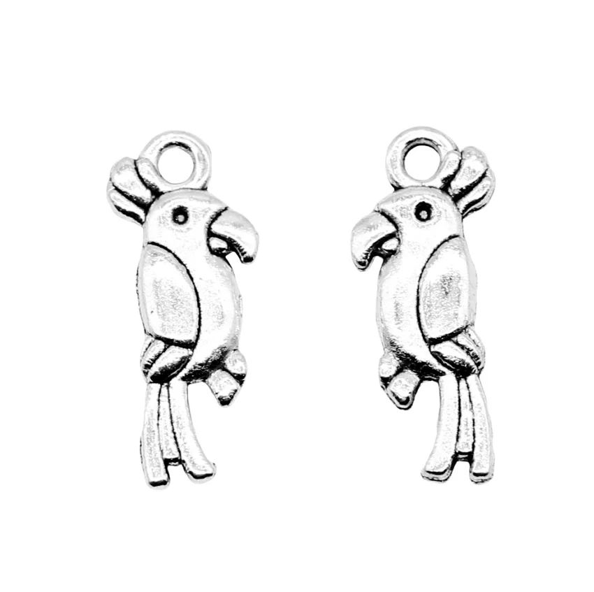 수제 보석 HW3465에 대 한 50pcs 20mm 아연 합금 금속 사랑스러운 새 디자인 펜 던 트