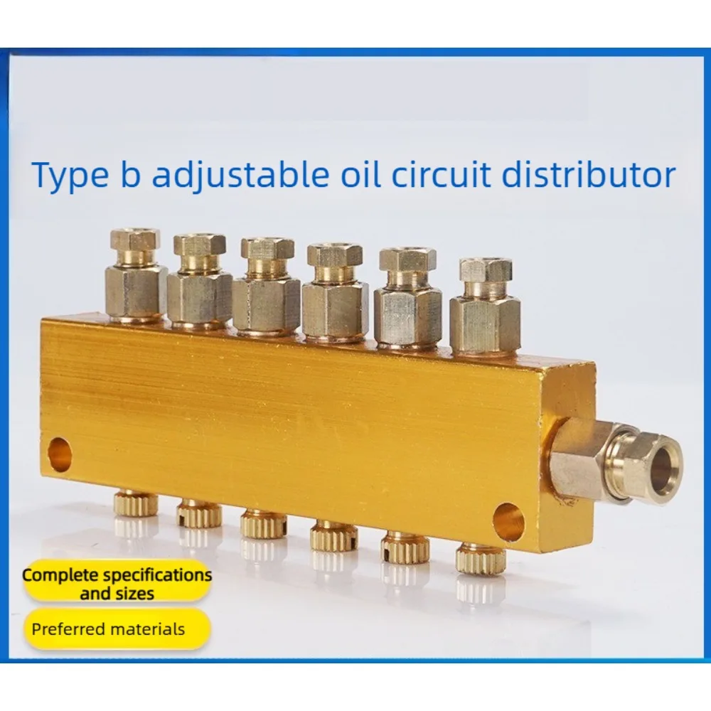 

Adjustable Oil Distributor Lubrication System Valve 2 3 4 5 6 7 8 9 10 Way for Machinery