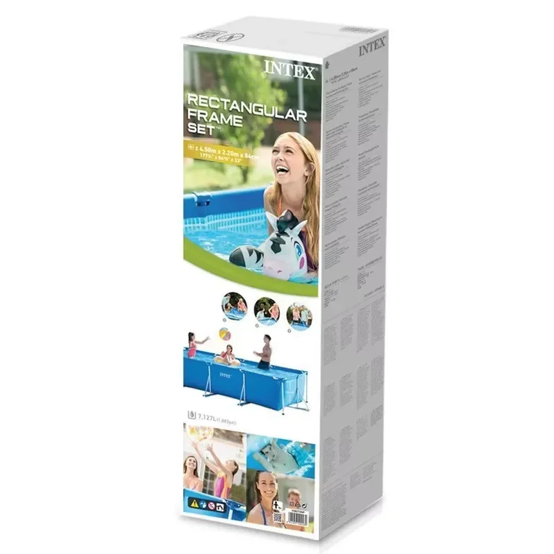 INTEX 28274 Multiple Sizes Above Ground Garden Swimming Pool Set