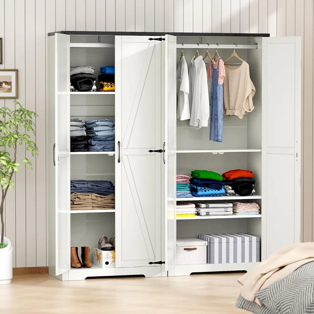 Wardrobe Closet with Doors, 72