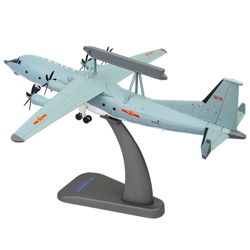 

Diecast China KJ-200 Militarized Combat Early Warning Aircraft Alloy & Plastic Model 1:100 Scale Toy Gift Collection Simulation