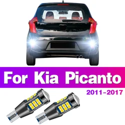 2X LED Car Reverse Lights T15 W16W Bulb Backup Lamp Auto Accessories For KIA Picanto 2011 2012 2013 2014 2015 2016 2017