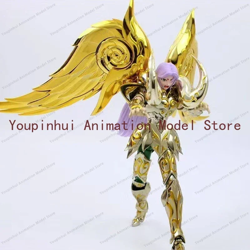 In Stock Metal Club/MC Saint Seiya Myth Cloth EX Aries Mu SOG/Soul of God with Totem/Object Gold Knights of Zodiac Action Figure