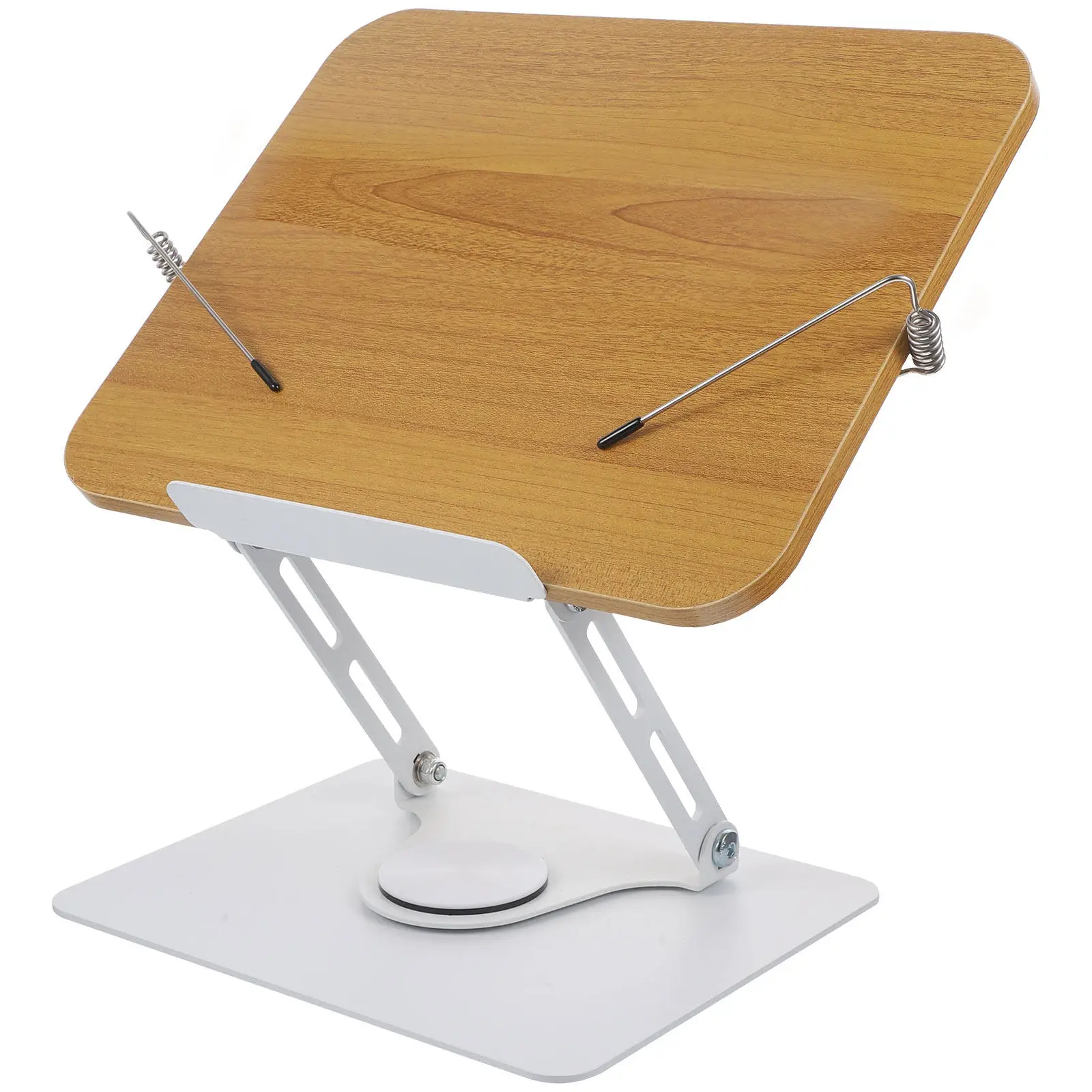 

Aluminum Alloy Book Stand for Reading Adjustable Portable Desktop Book Holder Stand for Home Office Library Student Learning
