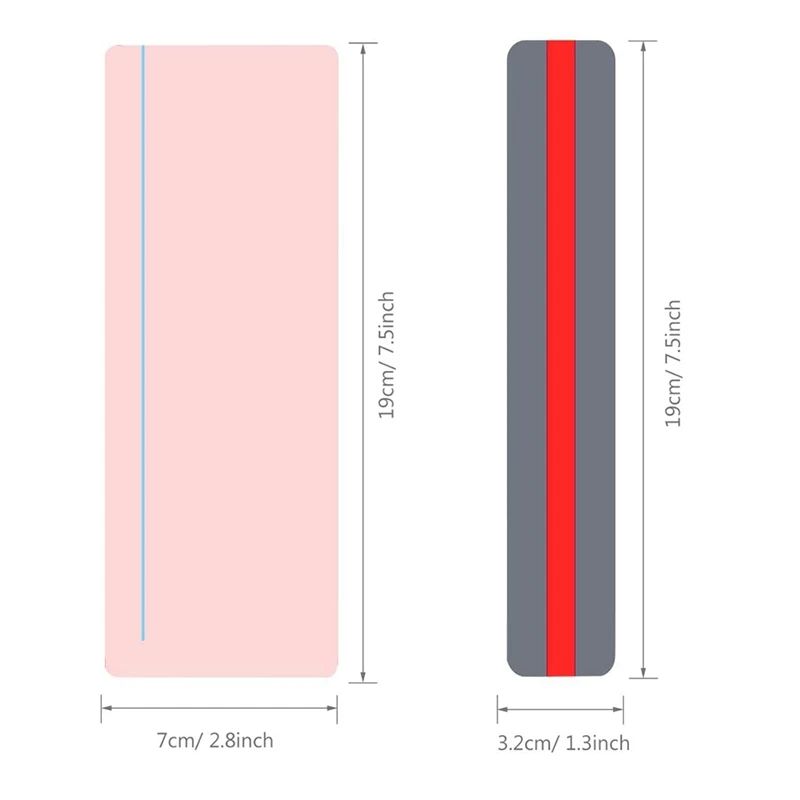 20 Pack Reading Guide Strips Colored Overlay Highlight Bookmarks Reading Tracking Rulers For Children And Dyslexics