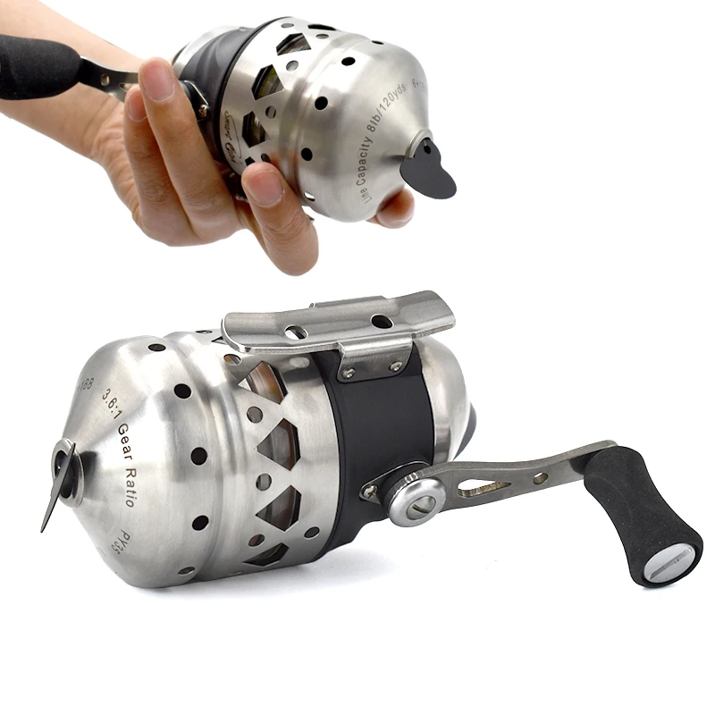 

Профессиональная рыболовная катушка с ЧПУ, аксессуары для рыбалки на рогатку, 6+1 подшипников BB, передаточное число 3,6:1, портативная рыболовная катушка на запястье