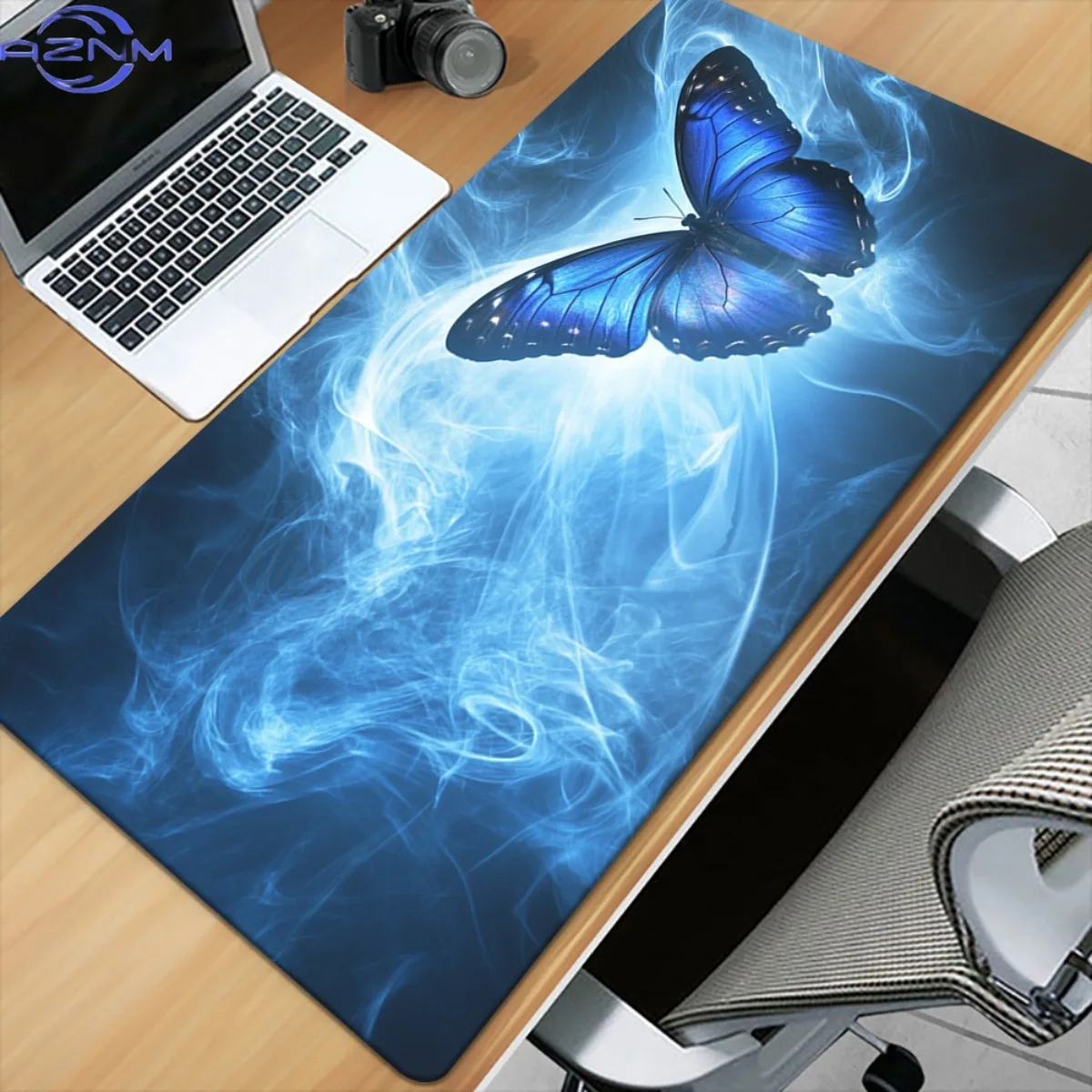 1pc  Butterfly Art Pattern HD Printed Pad for Desk, Multi Functional XXL Mousepad, Keyboard Gaming Mouse Mats, Office Computer P
