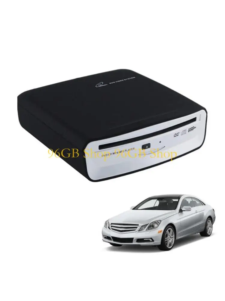 96GB Portable Multimedia Player FM Transmitter USB Vehicle DVD Player for Car Navigation Laptop Computer Plug Play Durable