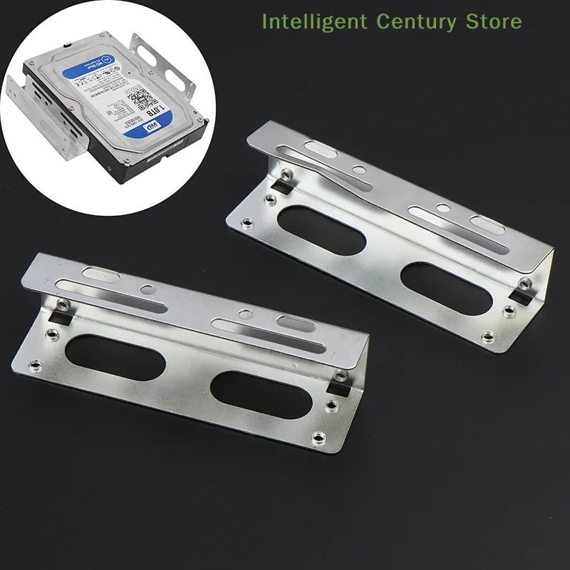 2PCS 3.5 To 5.25 Optical Drive Expansion Holder Hard Drive Rack Bracket Caddy Bay For SSD M.2 HDD Desktop Hard Drive Bracket