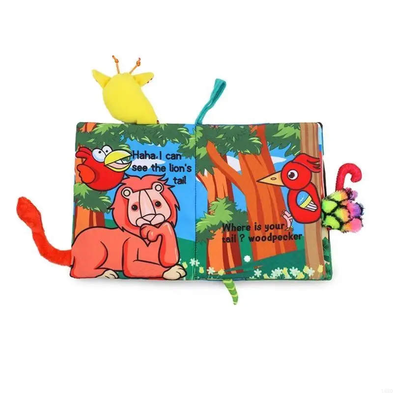 Libri sviluppo soft Y88D per neonati/bambini Abilità pratica e espressione che forma il libro sviluppo degli interessi per