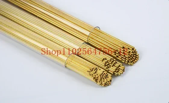 100 Sticks 500mm Single-Hole Brass Tube Puncher Discharge Perforator Accessories Tube Electrode Tube Copper Wire Copper Rod