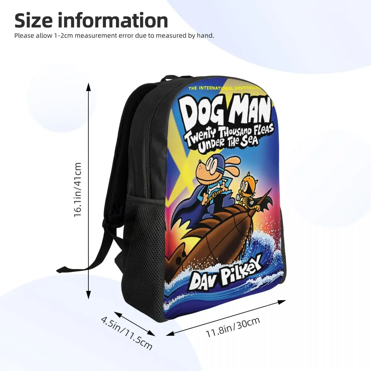 Custom Grappige Manga Dogmans Cartoon Rugzakken Vrouwen Mannen Basis Boekentas Voor College School Tassen