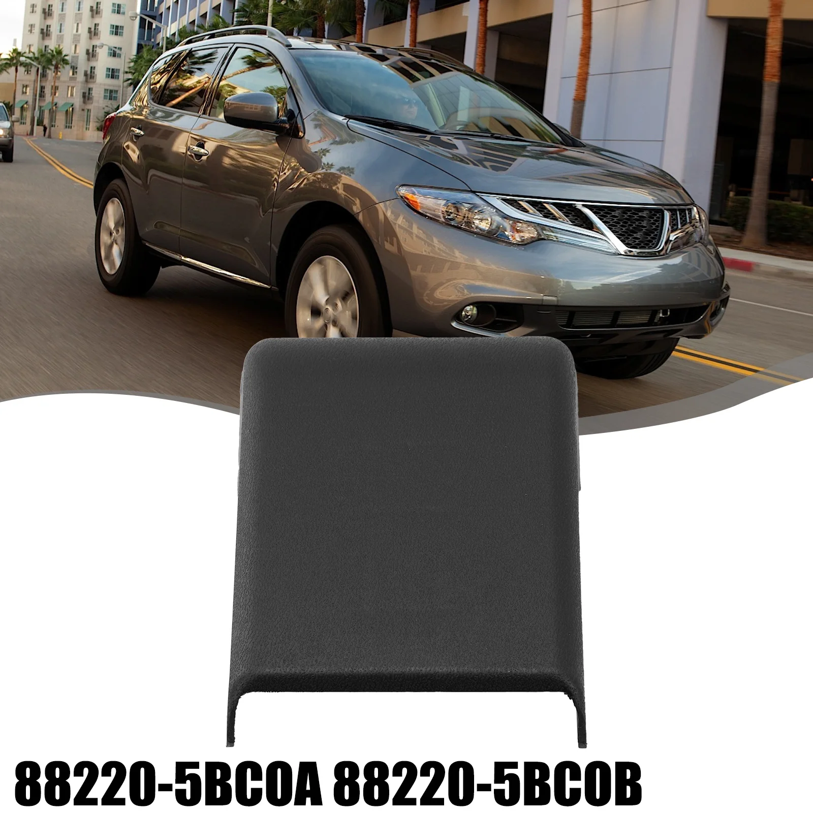 

1PCS Auto Rear Screw Trim Panel Rear Seating Cover 88220-5BC0A 88220-5BC0B For Nissan Murano 2015-2019 Black Accessories