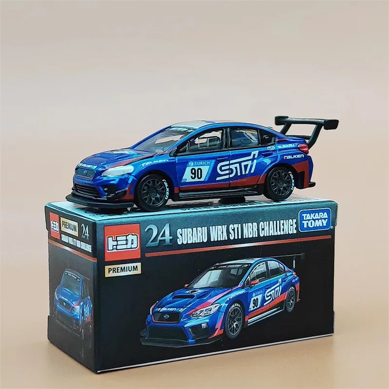 In Stock TOMY Tomica Premium Black Box 1/64 Subaru WRX STI Rally Racing Alloy Diecast Car Model Toy for Boys Collection Gift