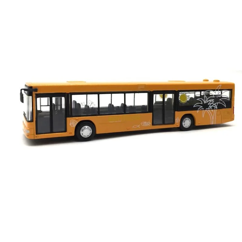 New To Bargain Die-cast Metal Singapore Sentosa Leisure Group Tour Bus Model Furniture Display Collection Toys For Children