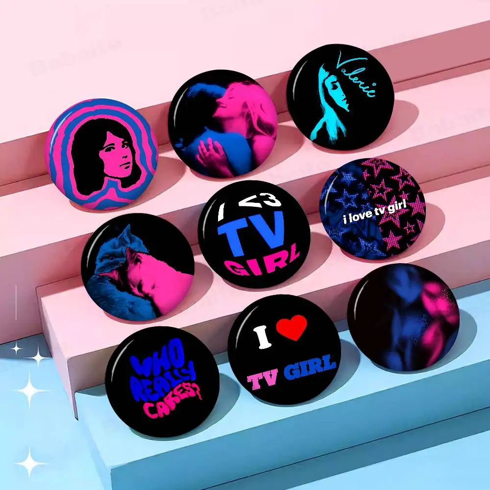 Album Cover Tv Girl Who Really Customizable Soft Button Pin For Women Creative Jewelry Funny Badge Cartoon Lover Hat