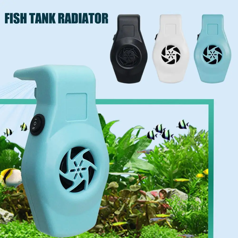 Fish Tank Cooling Silent Fan Aquarium Low Noise Wind Chiller Small Fan Adjustable Aquarium Artifact Radiator Chiller L9I5