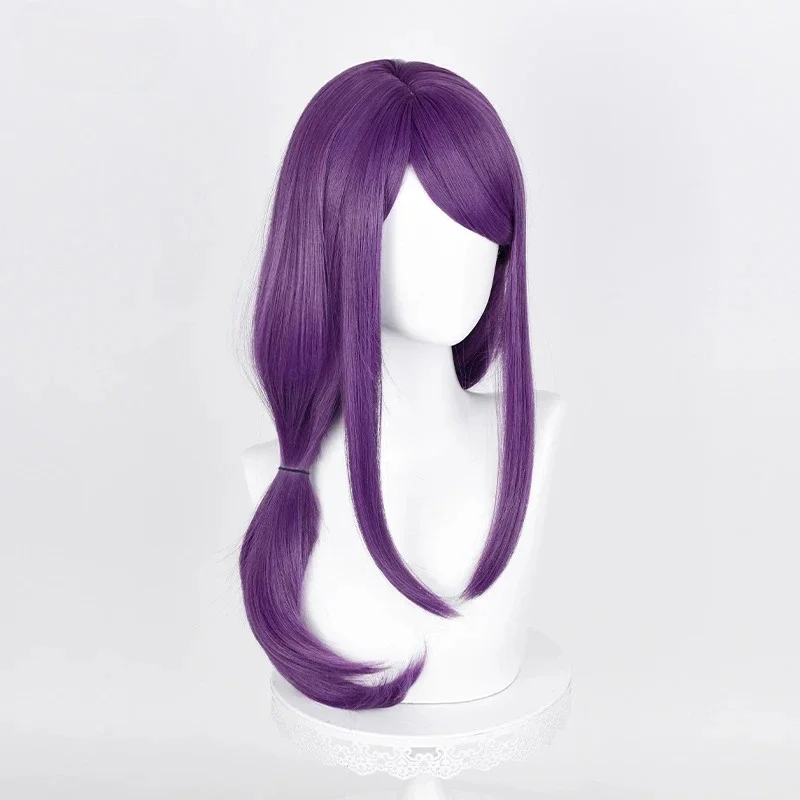 Anime Cosplay Kamishiro Rize Cosplay Wig 70cm Purple Rize Kamishiro Wigs Heat Resistant Synthetic Hair Wigs Halloween Party