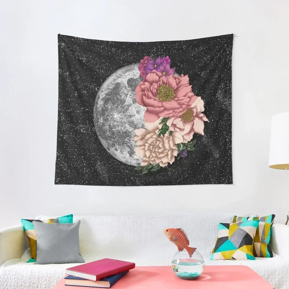 

Magic Moon Abloom Tapestry Decorative Wall Mural Bedroom Decor Wall Tapestries Aesthetics For Room Tapestry