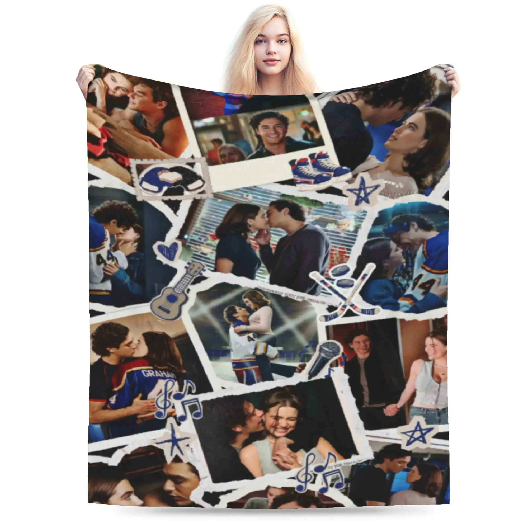 off campus Merch Blanket Super Soft Fleece  Throw Blanket Relax Bedspreads