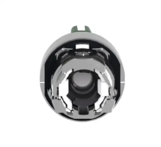 ZB4BK1533 Head for illuminated selector switch, Harmony XB4, chromium metal, green handle, 22mm, universal LED, 3 positions