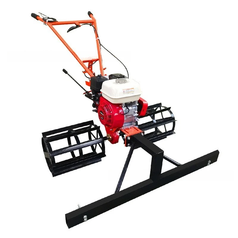Small concrete ash scraping machine Pavement leveler Cement paver Diesel Ground leveler Diesel