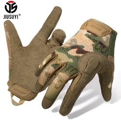 Rękawice taktyczne z ekranem dotykowym Oddychające rękawice do paintballa Airsoft Strzelanie bojowe Piesze wycieczki Myślistwo Rękawice z pełnym palcem Mężczyźni Kobiety Lekkie