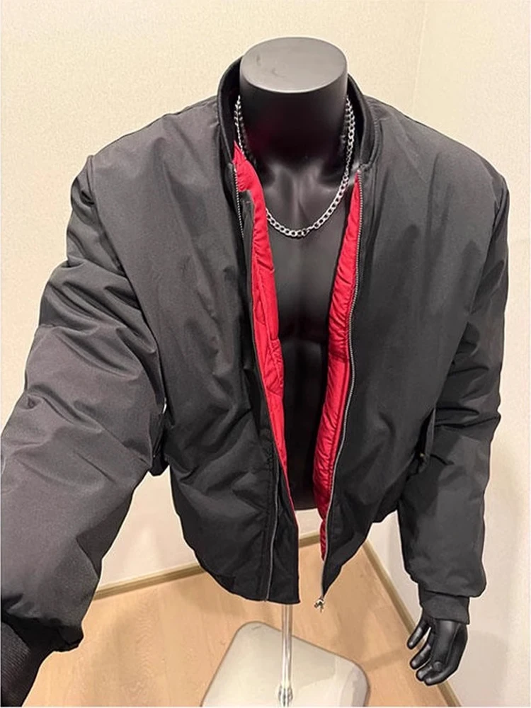 

Мужская зимняя куртка-бомбер American Sle Pilot Red Inner Jaet из хлопка, высококачественная верхняя одежда, хлопковая бейсбольная куртка