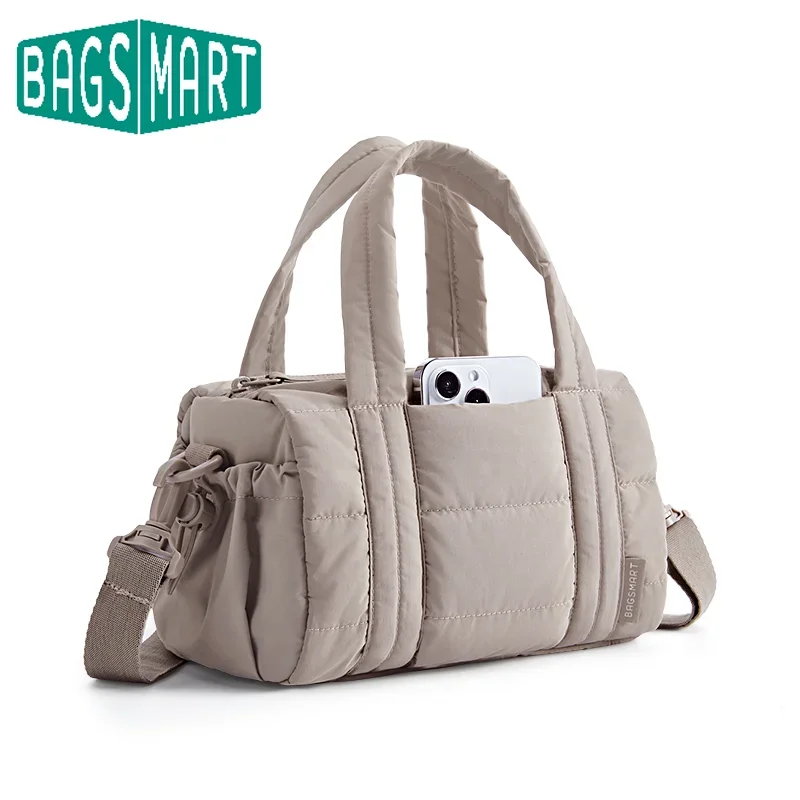 

BAGSMART Hobos сумка через плечо для женщин большая вместительная повседневная сумка на плечо многофункциональная женская сумка спортивная дорожная сумка