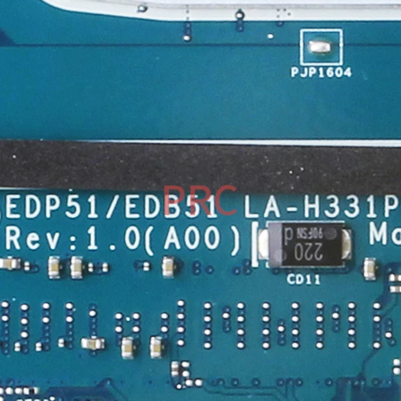 Placa base para ordenador portátil DELL Precision M5540 7590, LA-H331P E-2276M i5 i7 i9 con GTX1650/T1000/T2000, placa base para portátil probada
