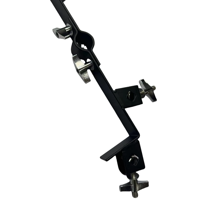 Metal Drum Mounted Cowbell Holder Clamp Drum Cymbal Adjustable Holder Cymbal Expansion Holder For Drummer Drum