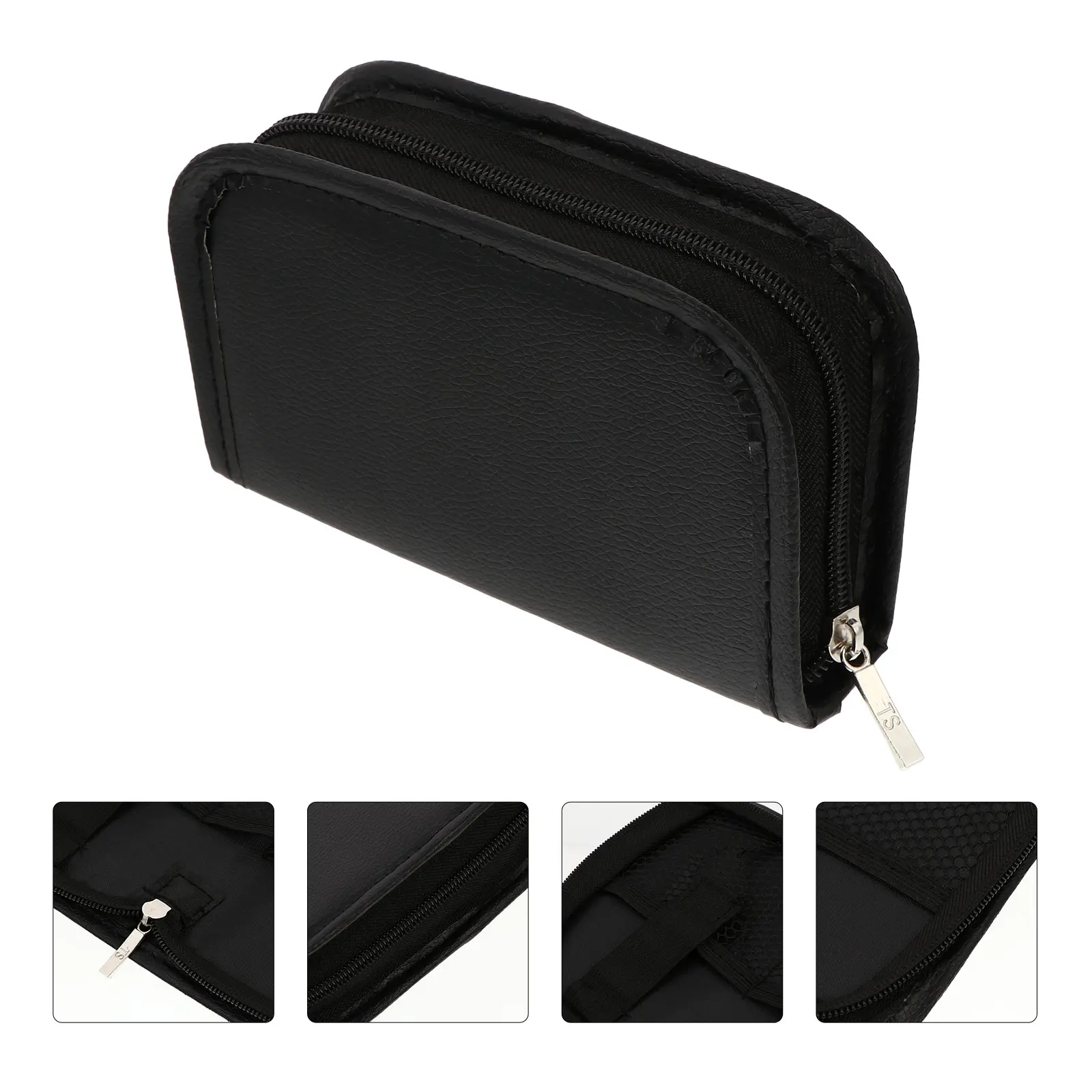 1PC PU Oximeter Storage Bag PU Blood Sugar Meter Organizer Glucose Meter Pouch Carrying Case Health Monitors Accessories