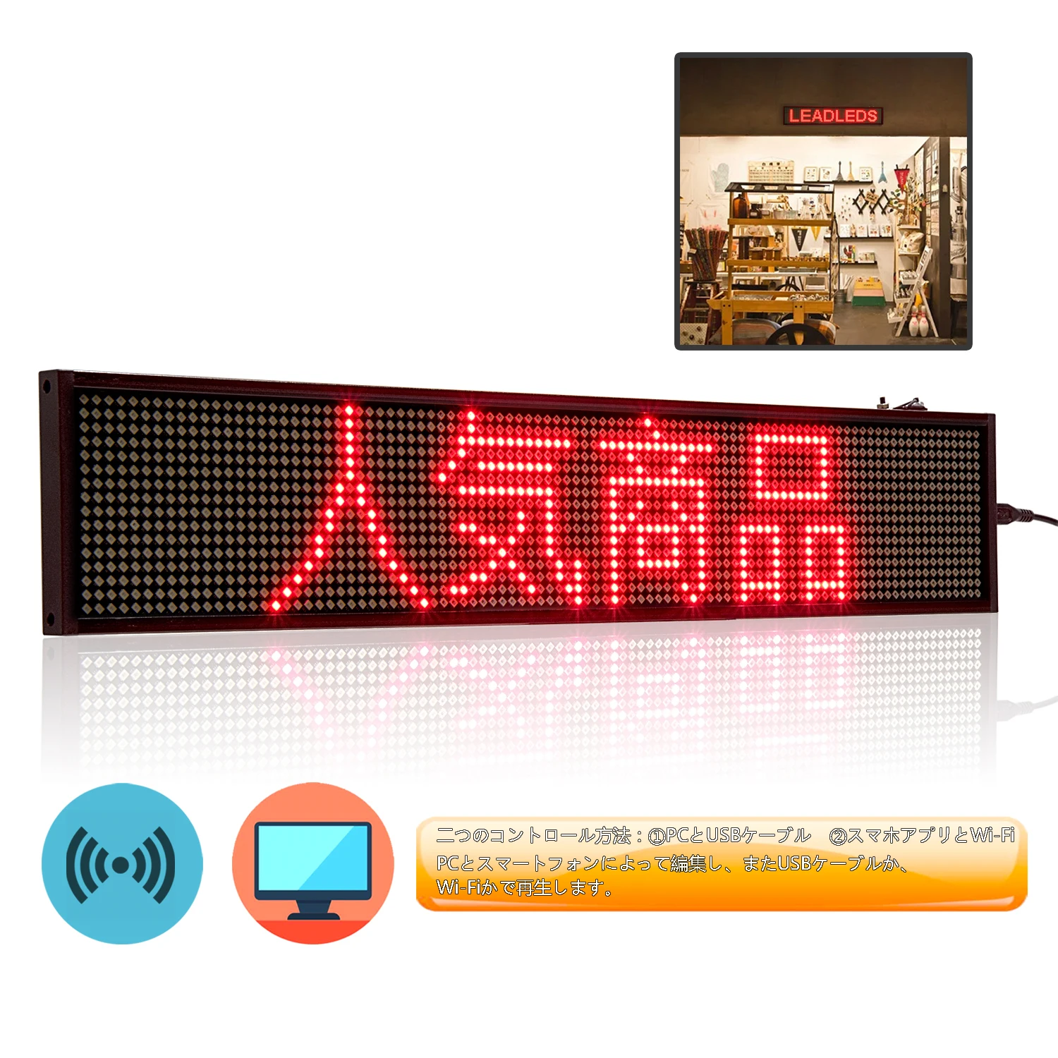 50CM SMD P5 Led display Board module yellow blue green white Programmable Scrolling Message LED Sign Board (Multi-color Optional