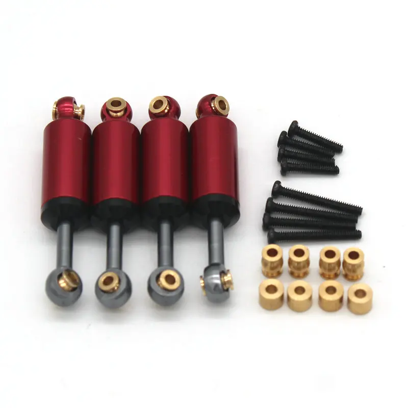 FMS 1/24 {1/18）MAX Smasher   Xiao Qi Fcx24 K5 RC Car Metal Upgrade Parts Built-in Spring Shock Absorber 4PCS