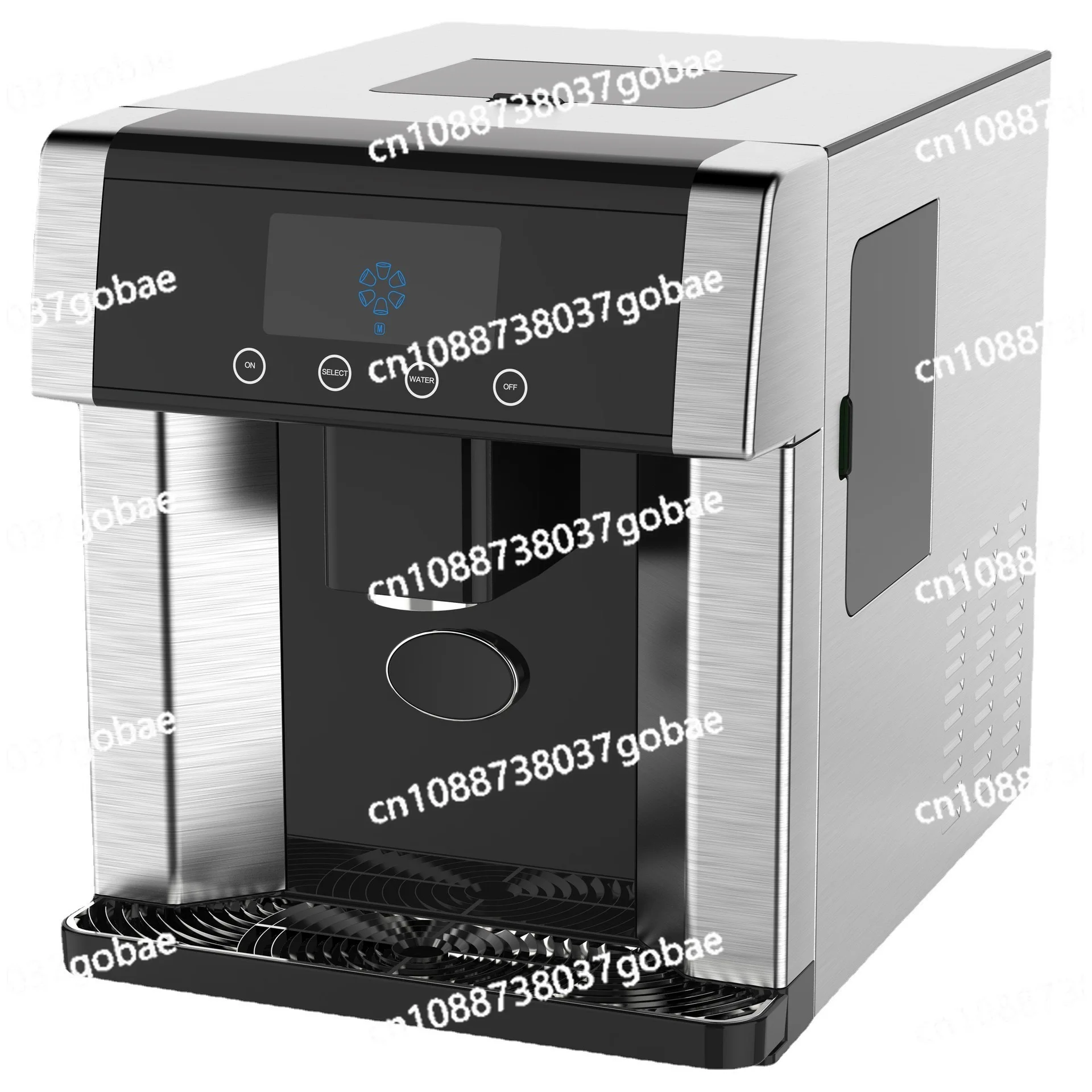 Household small ice machine automatically drops ice with one click