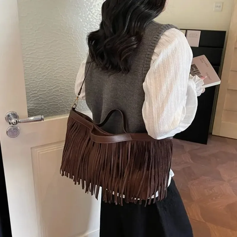 

High-End Diaper Bag Minimalist Vintage Satchel Stylish Solid Color Tote Elegant Crossbody Purse For Daily Commuter Life