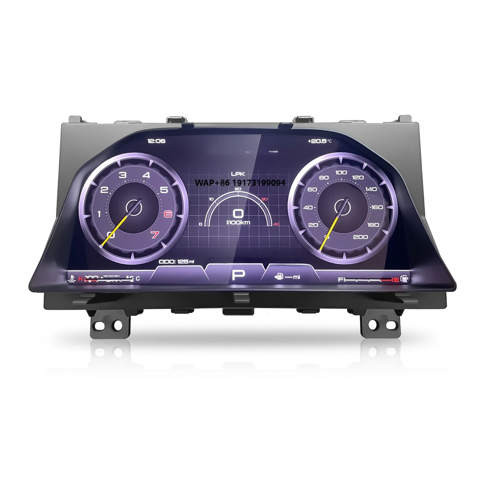 

For Land Cruiser LC70 Series 2010-2023 Navihua Car Upgrade LCD Dashboard Digital Cluster Speedometer Virtual Cockpit