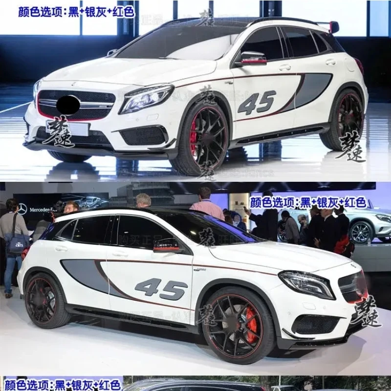 

Car sticker FOR Mercedes-Benz GLA AMG GLA45 racing sticker modified A-class body garland sports off-road decals accessories