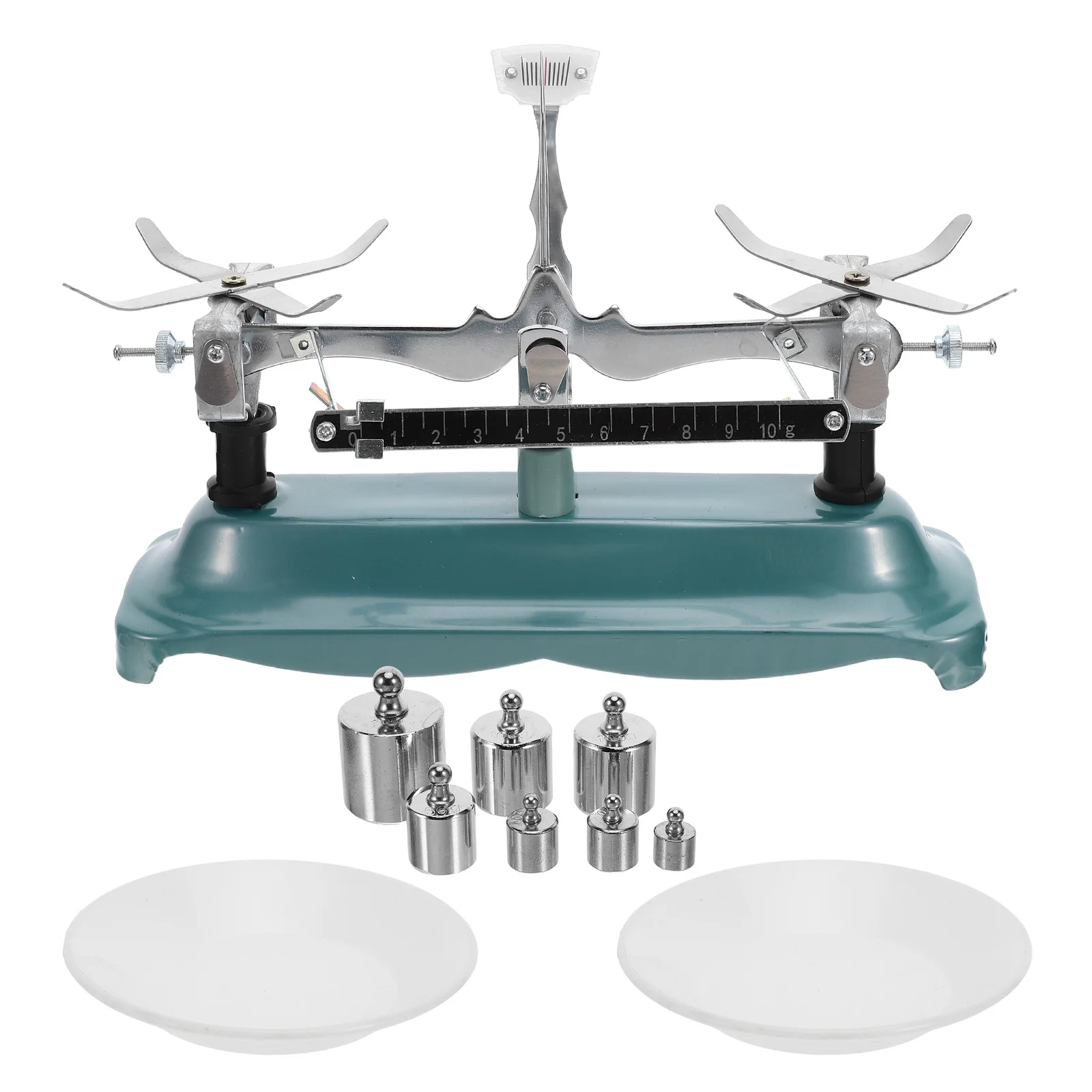 

500G/0.5G Laboratory Balance Scale Double Pan Mechanical Beam For Chemistry Physics Experiment With Calibration Weights Teaching